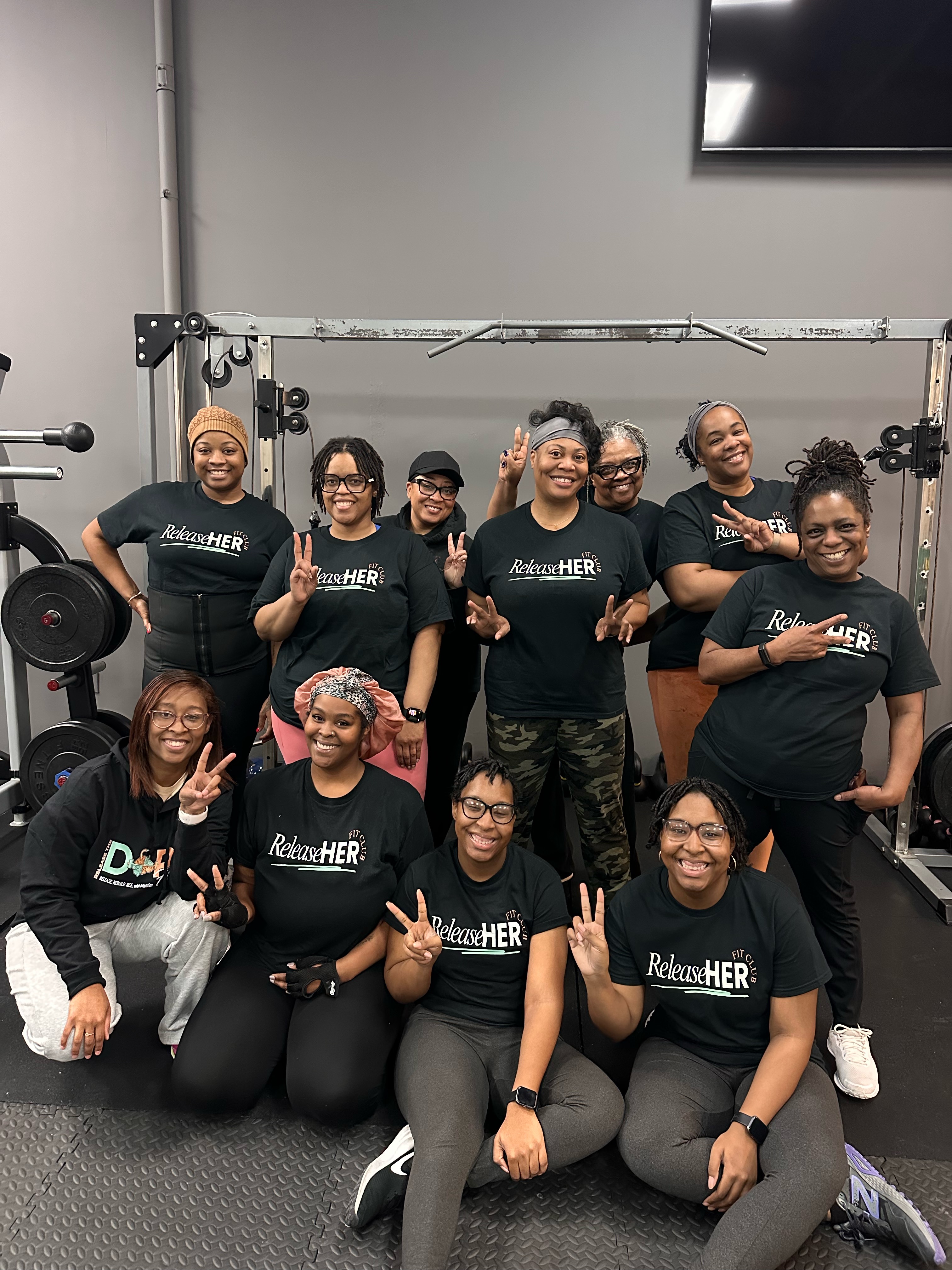 Women over 35 participating in ReleaseHER strength training group